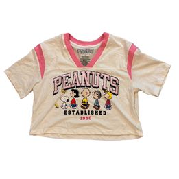 Vintage Charlie Brown/Peanut Crop Top